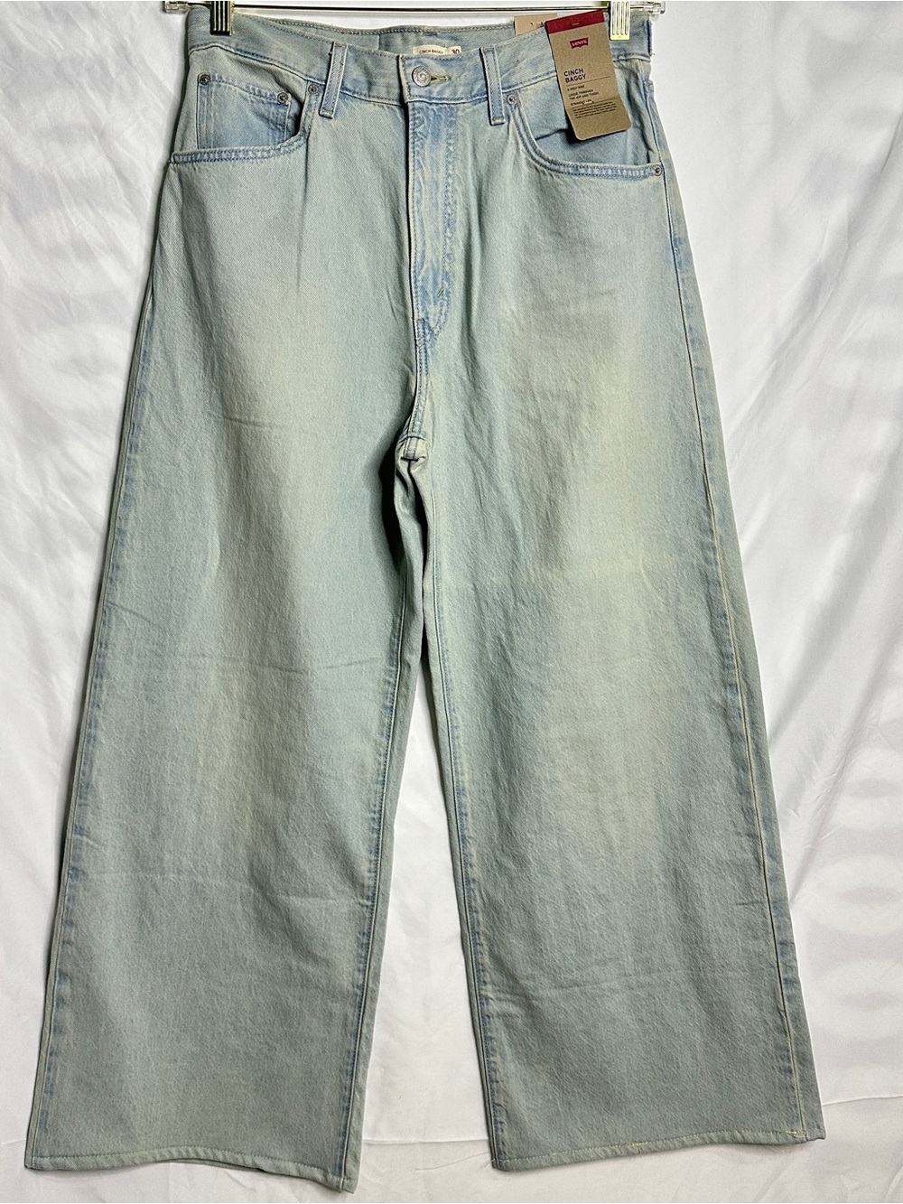 Levi's Women's Relaxed Wide-Leg Jeans in Pale Blue